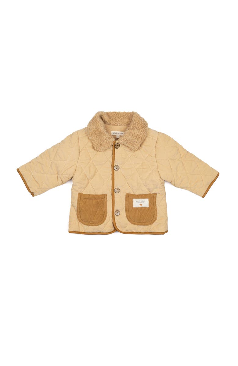 Wild Wawa Quilted Jacket, Main, color, Sandstone
