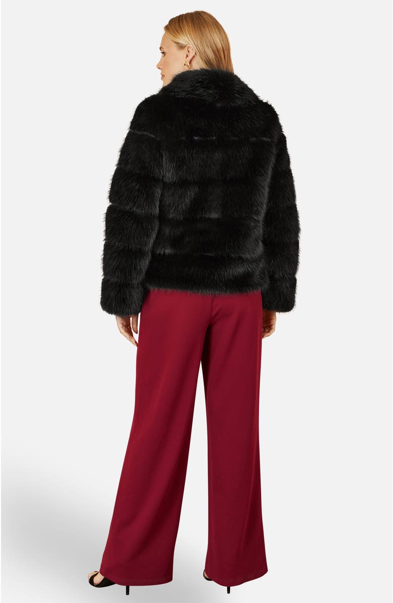 Yumi Luxe Faux Fur Coat, Alternate, color,