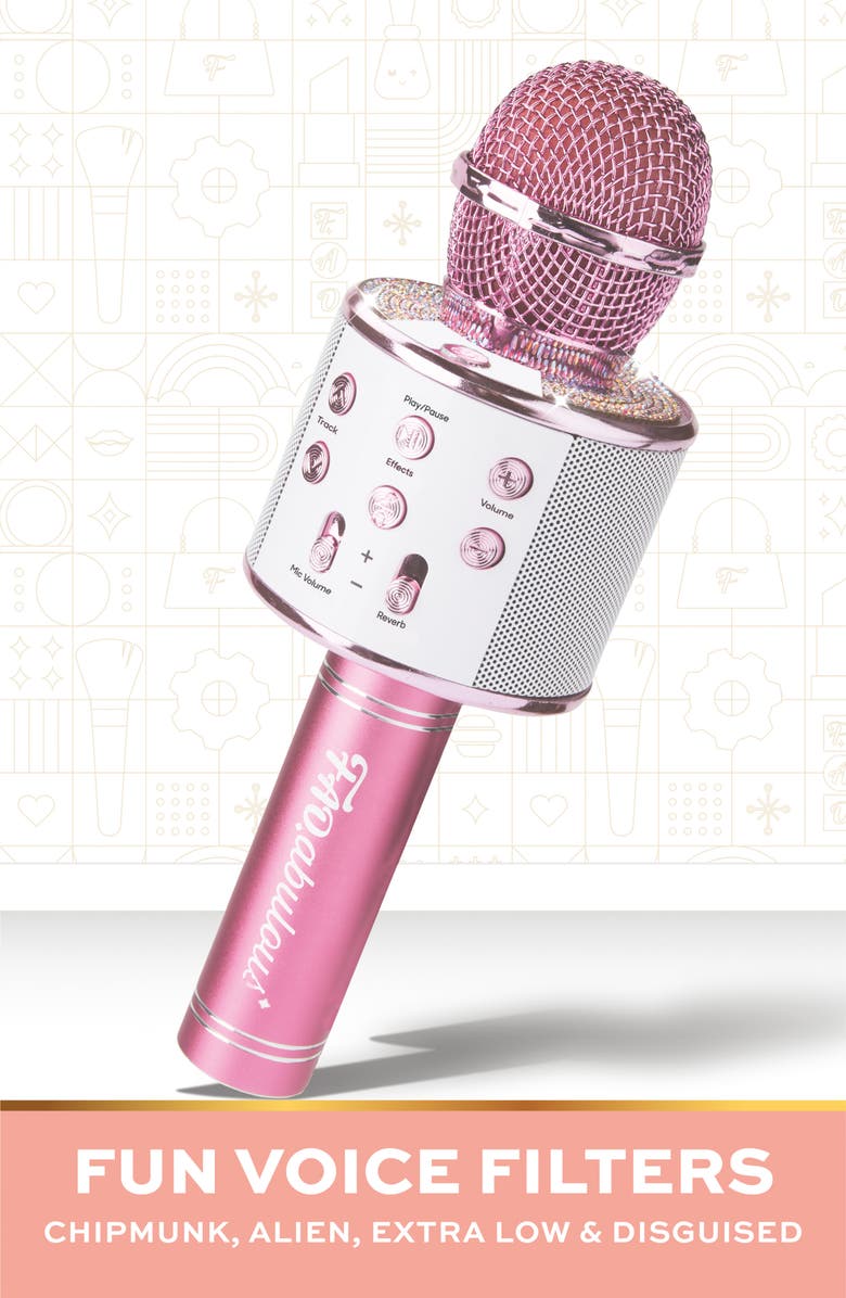FAO Schwarz Musical Microphone Toy, Alternate, color, Light/ Pastel Pink