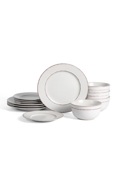 Hazel Stoneware 12-piece Dinnerware Set
