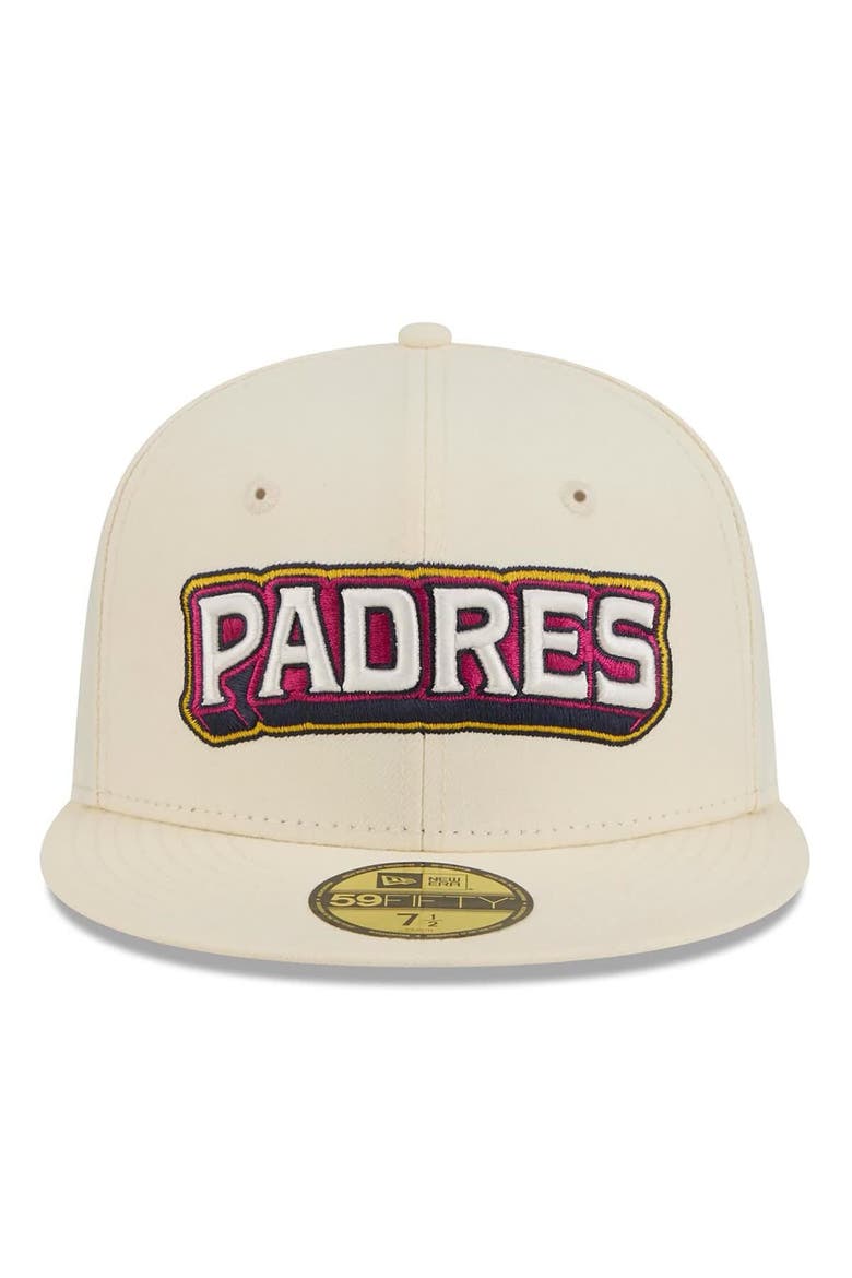 Men's New Era Cream San Diego Padres 2026 City Connect 59FIFTY Fitted Hat, Alternate, color, Cream