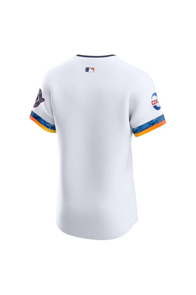 Men's Nike  White Houston Astros 2025 City Connect Elite Jersey, Alternate, color, White