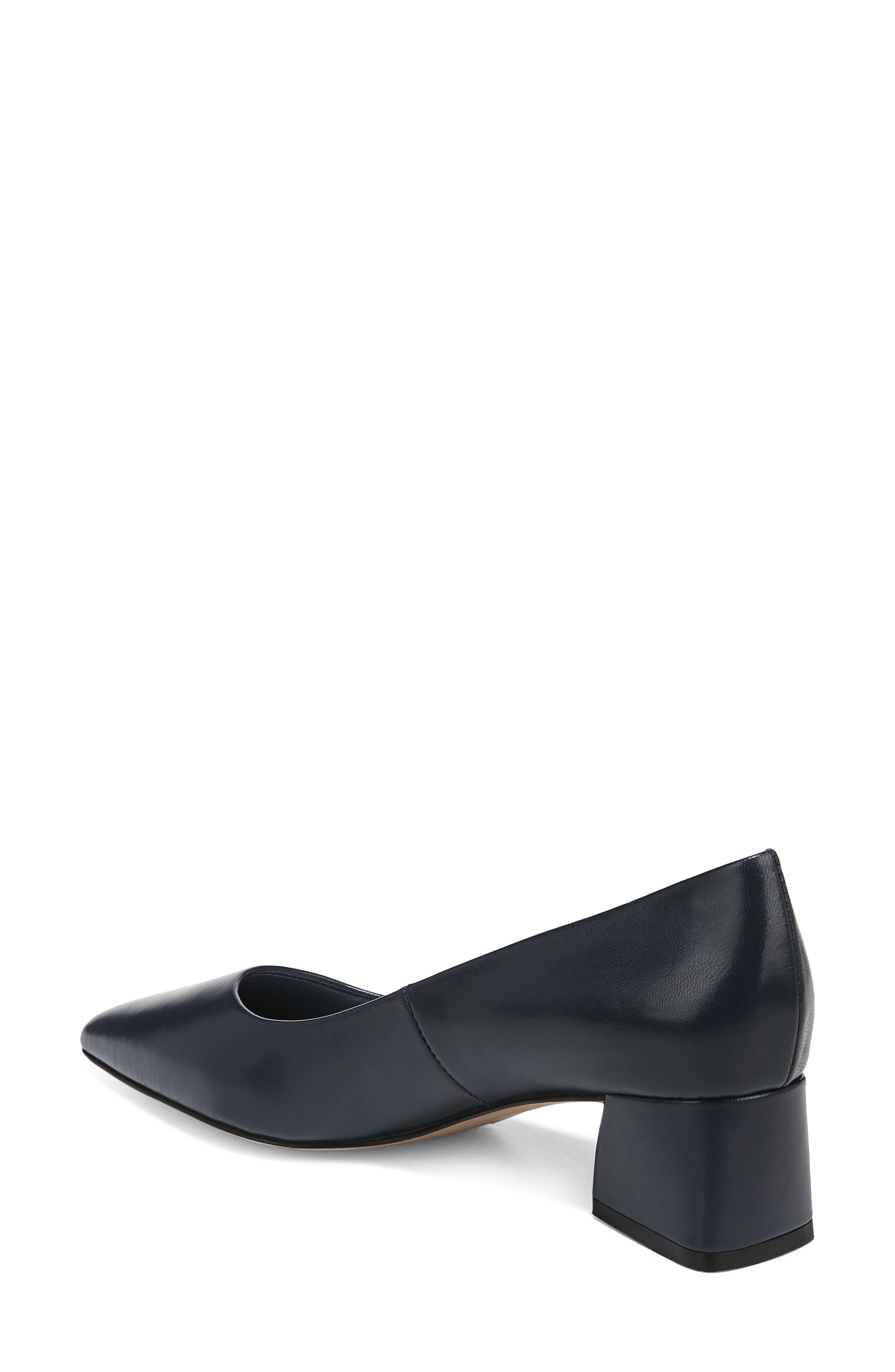 Racer Pointed Toe Pump, Alternate, color, NAVY