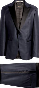 BOSS Huge Virgin Wool Blend Suit