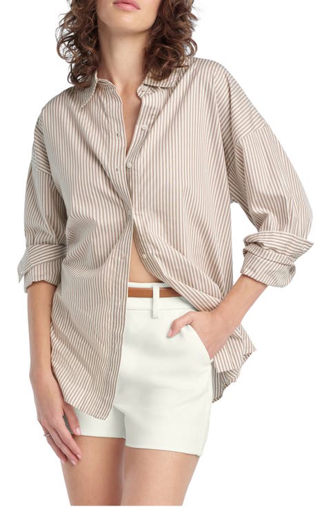 Ex Boyfriend Oversize Button-Up Shirt
