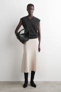 COS Curved A-Line Midi Skirt