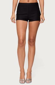 EDIKTED Lavilla High Waist Micro Shorts