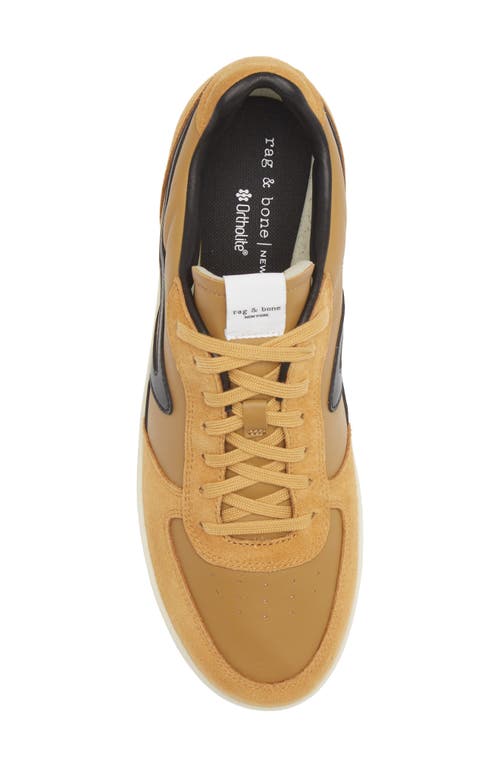 Rag & Bone Retro Court Sneaker In Mstrd/blk