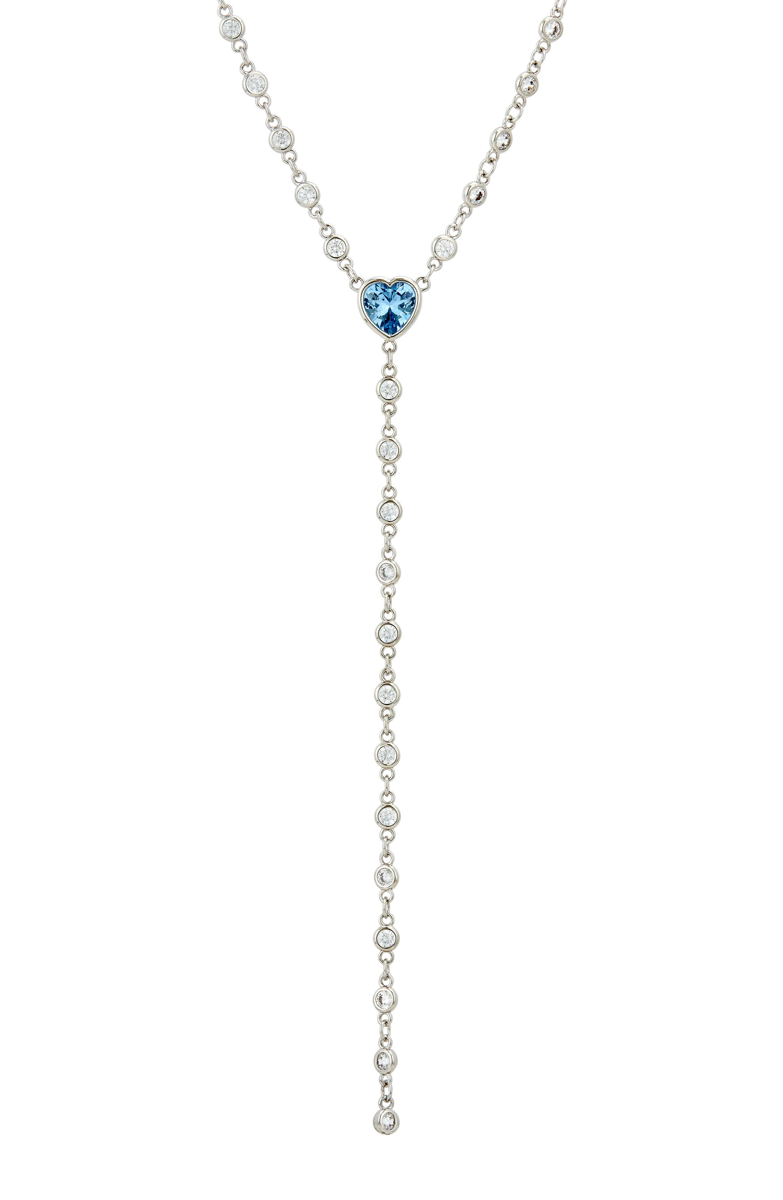 SAVVY CIE JEWELS By the Yard Cubic Zirconia Y-Necklace