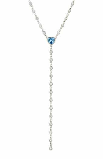 SAVVY CIE JEWELS By the Yard Cubic Zirconia Y-Necklace