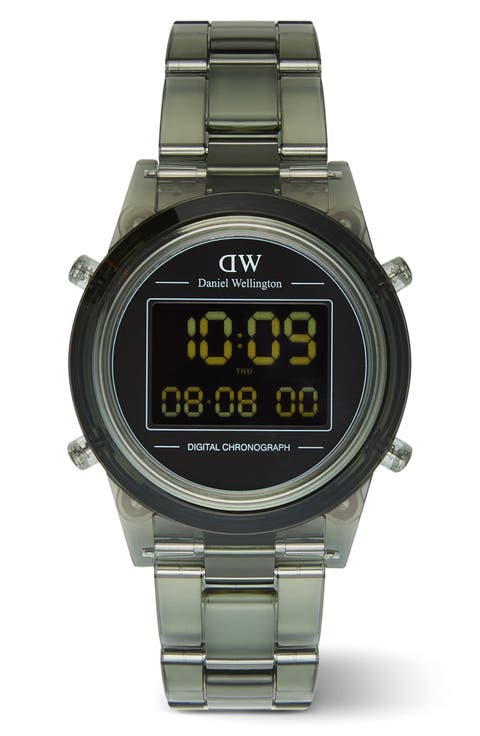 Retro Digital Bracelet Watch, 36mm