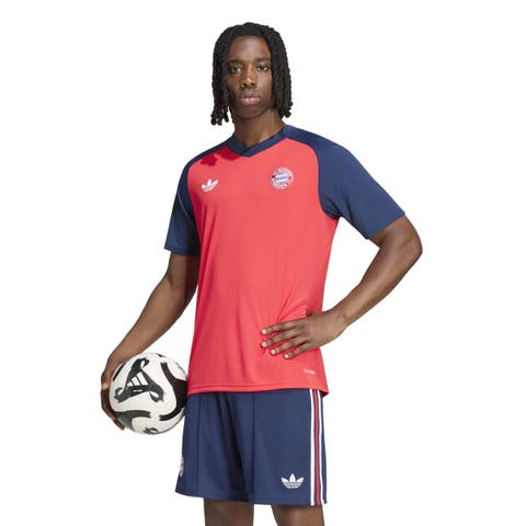 Men's adidas Red Bayern Munich 2026/27 Away Pre-Match Top
