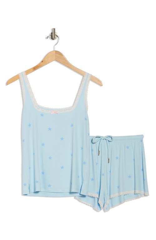 Honeydew Revival Rib Short Pajamas In Blue