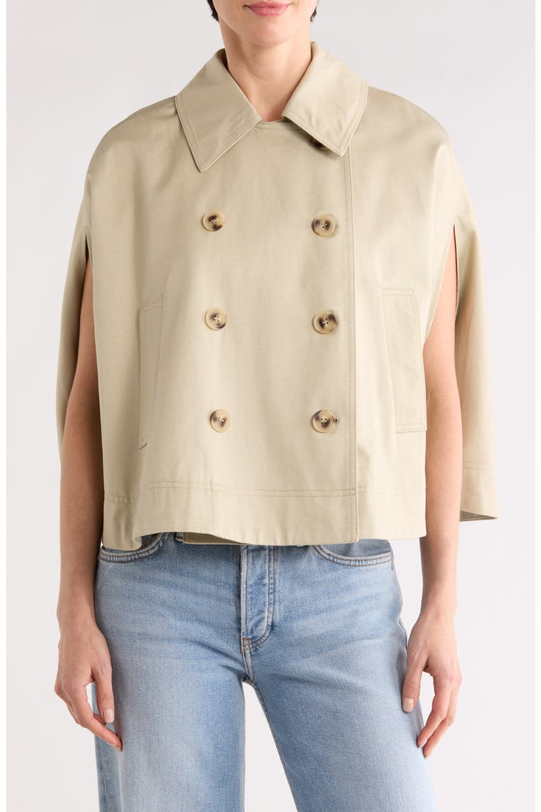 Trench Cape, Main, color, LIGHT SAGE