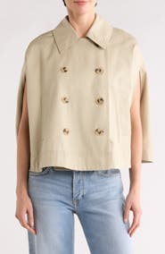 Avec Les Filles Trench Cape