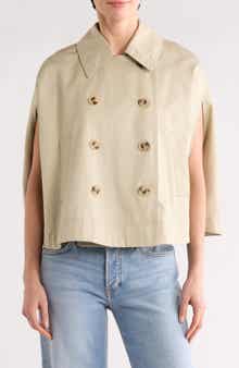 Avec Les Filles Trench Cape