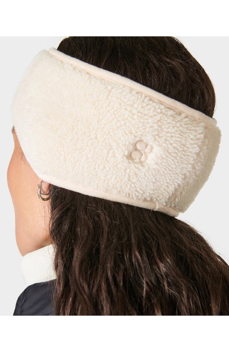 Sweaty Betty High Pile Fleece Reversible Ear Warmer Headband, Alternate, color, 