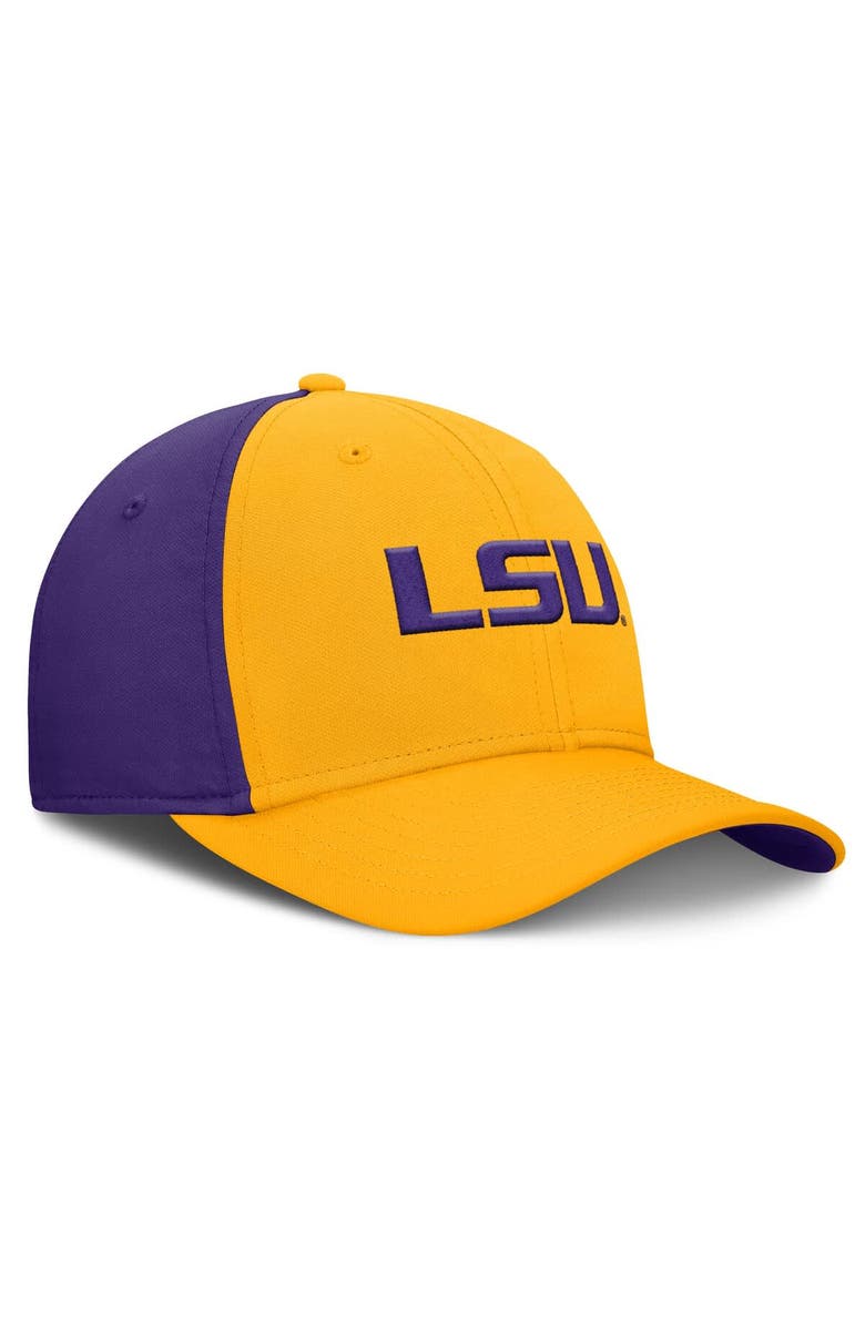 Nike Men's Nike Gold/Purple LSU Tigers 2025 Sideline Rise Local Performance Flex Hat, Alternate, color, Gold