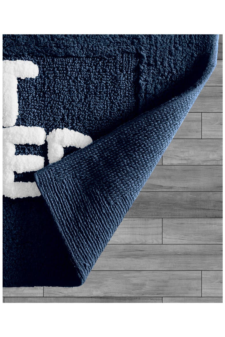 Bet Naked Bath Mat, Alternate, color, NAVY