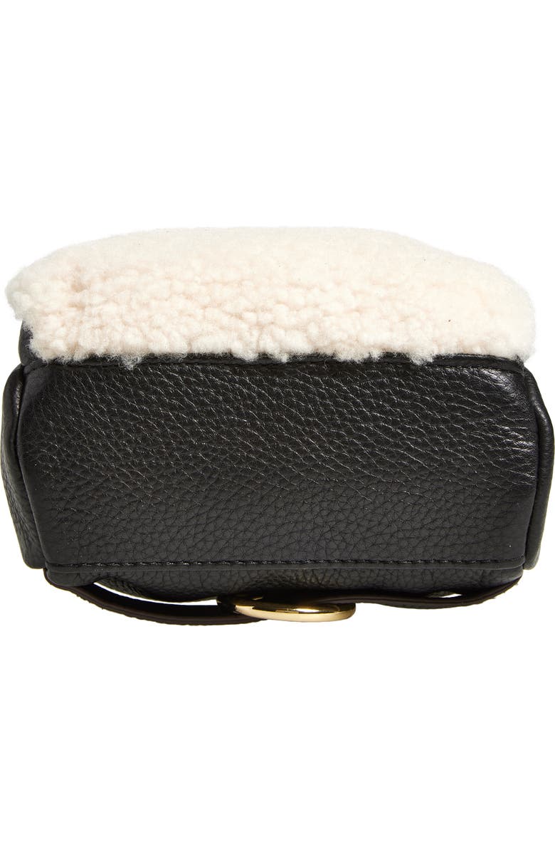 AIMEE Breeze Genuine Shearling & Leather Sling Bag, Alternate, color,
