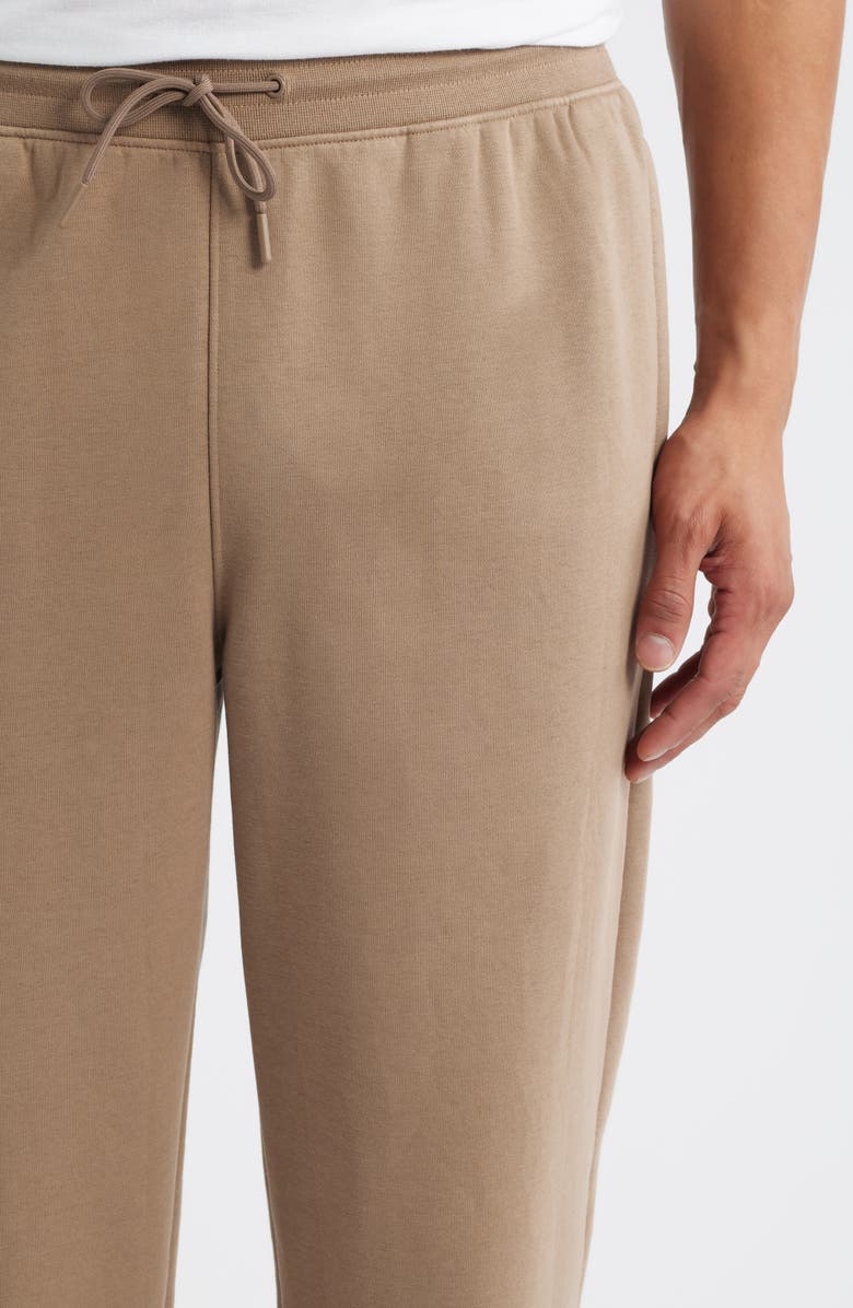 Zella Vital Fleece Pants, Alternate, color, Tan Fossil