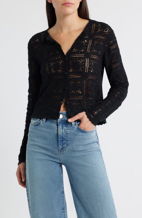 Cotton Crochet Cardigan