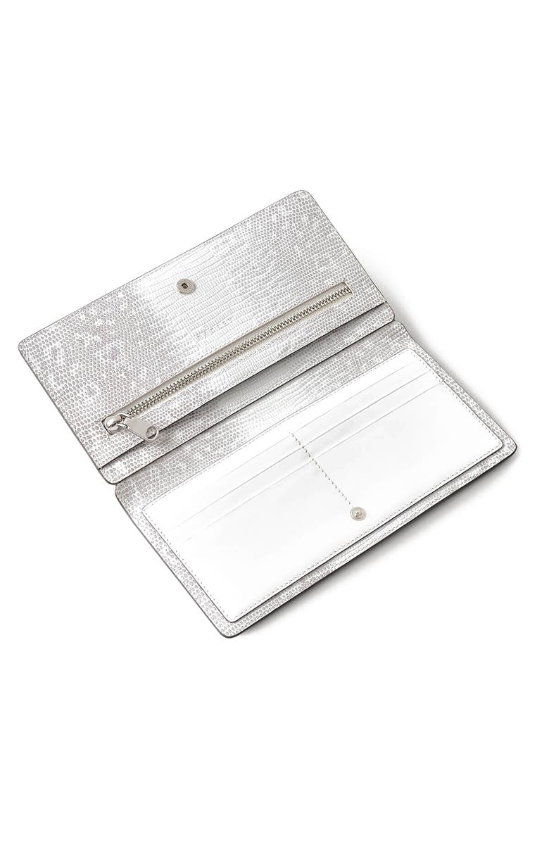 Radley Coin Street - Faux Lizard Large Bifold Wallet, Alternate, color, Bright White