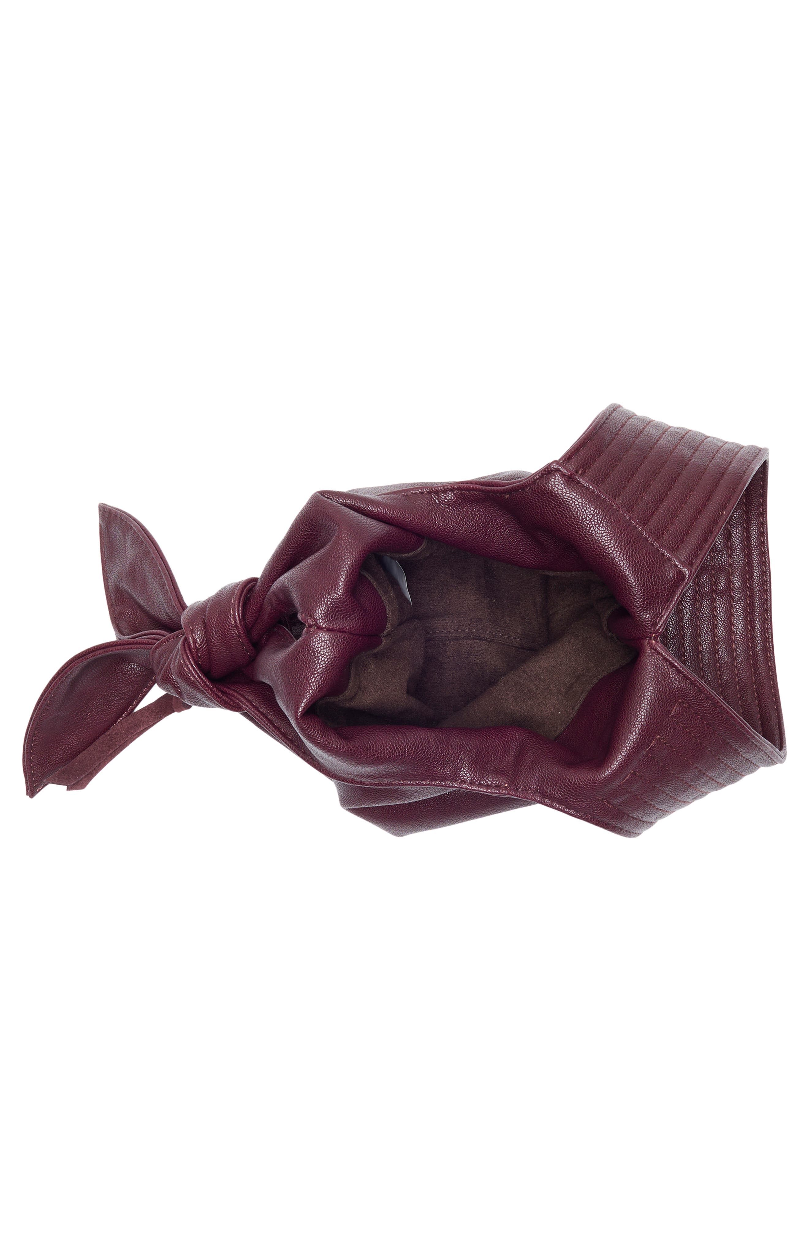 Dolce Vita Faux Leather Wristlet, Alternate, color, Burgundy