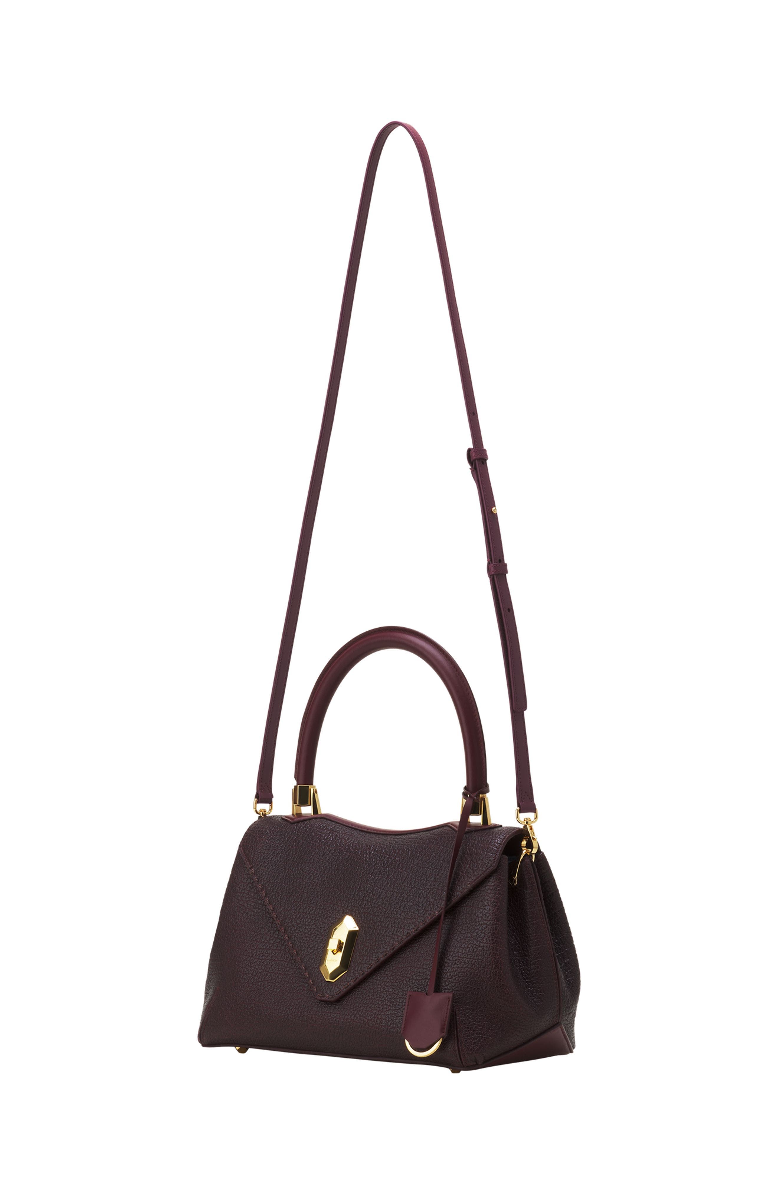 Le Confident By Lanvin Leather Bag, Alternate, color, Bacchus
