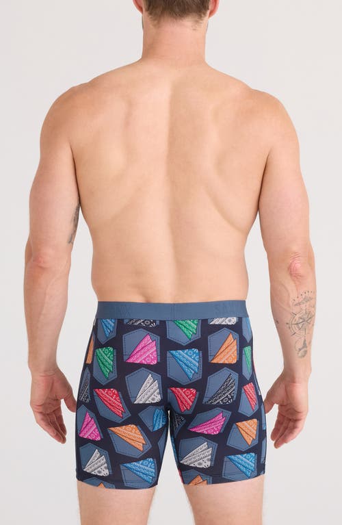 Saxx Vibe Xtra Boxer Briefs In Blue