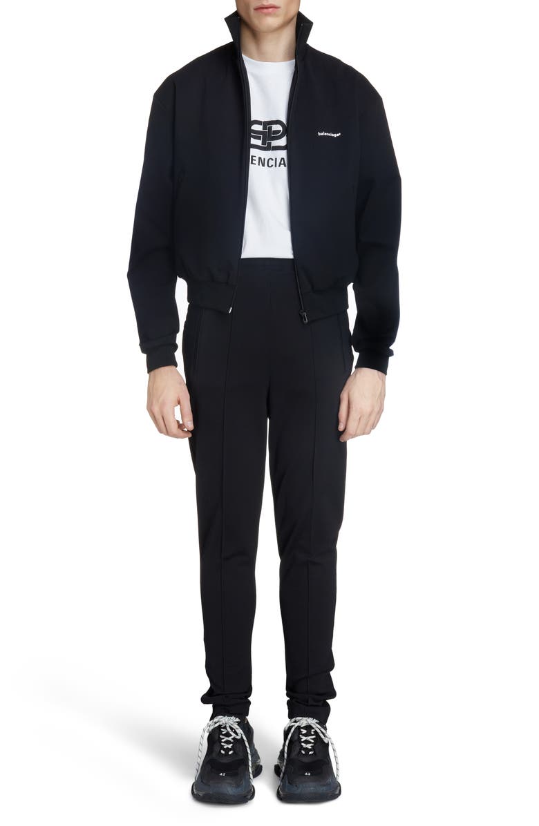 Balenciaga Facelift High Waist Sweatpants, Alternate, color, 