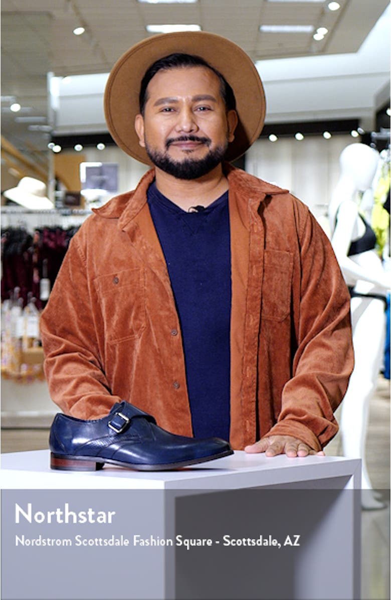 Karcher Plain Toe Monk Strap Shoe, sales video thumbnail