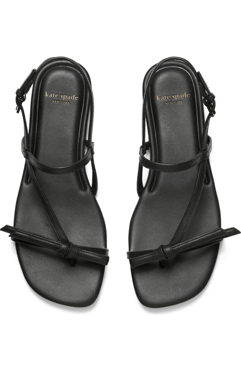 Kate Spade New York loop ankle strap sandal, Alternate, color, Black