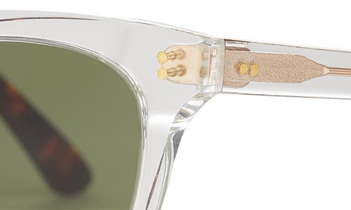 Toms Marlowe 50mm Round Sunglasses In Transparent