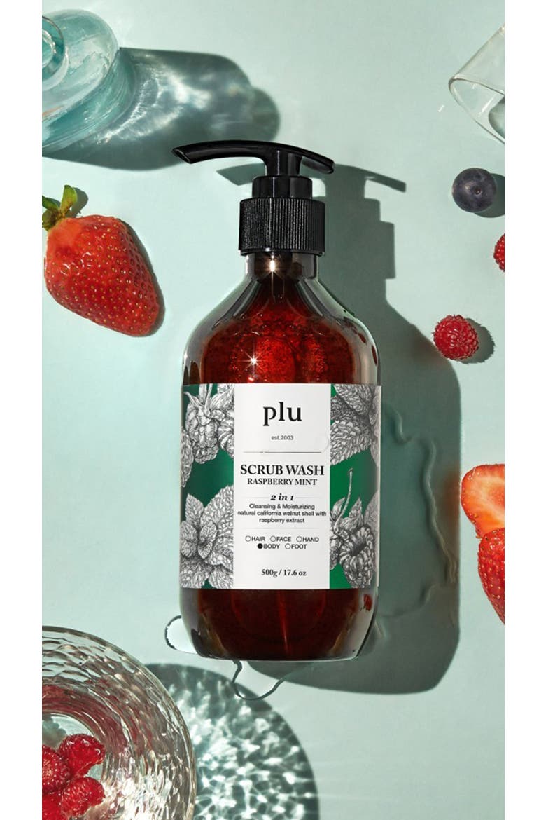 Scrub Wash Raspberry Mint, Alternate, color, No Color