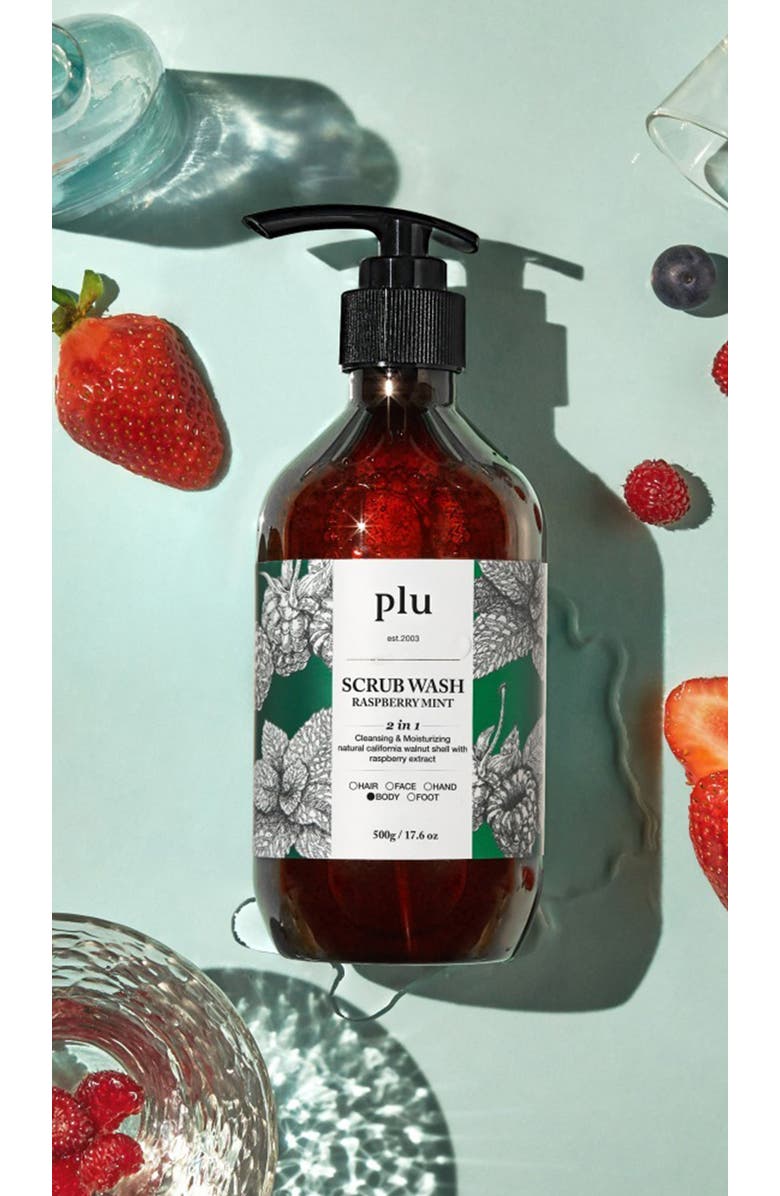 Plu Scrub Wash Raspberry Mint, Alternate, color, NO COLOR