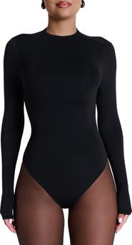 Naked Wardrobe Naked Long Sleeve Bodysuit