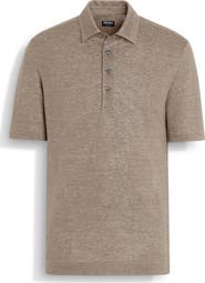 ZEGNA Linen Polo