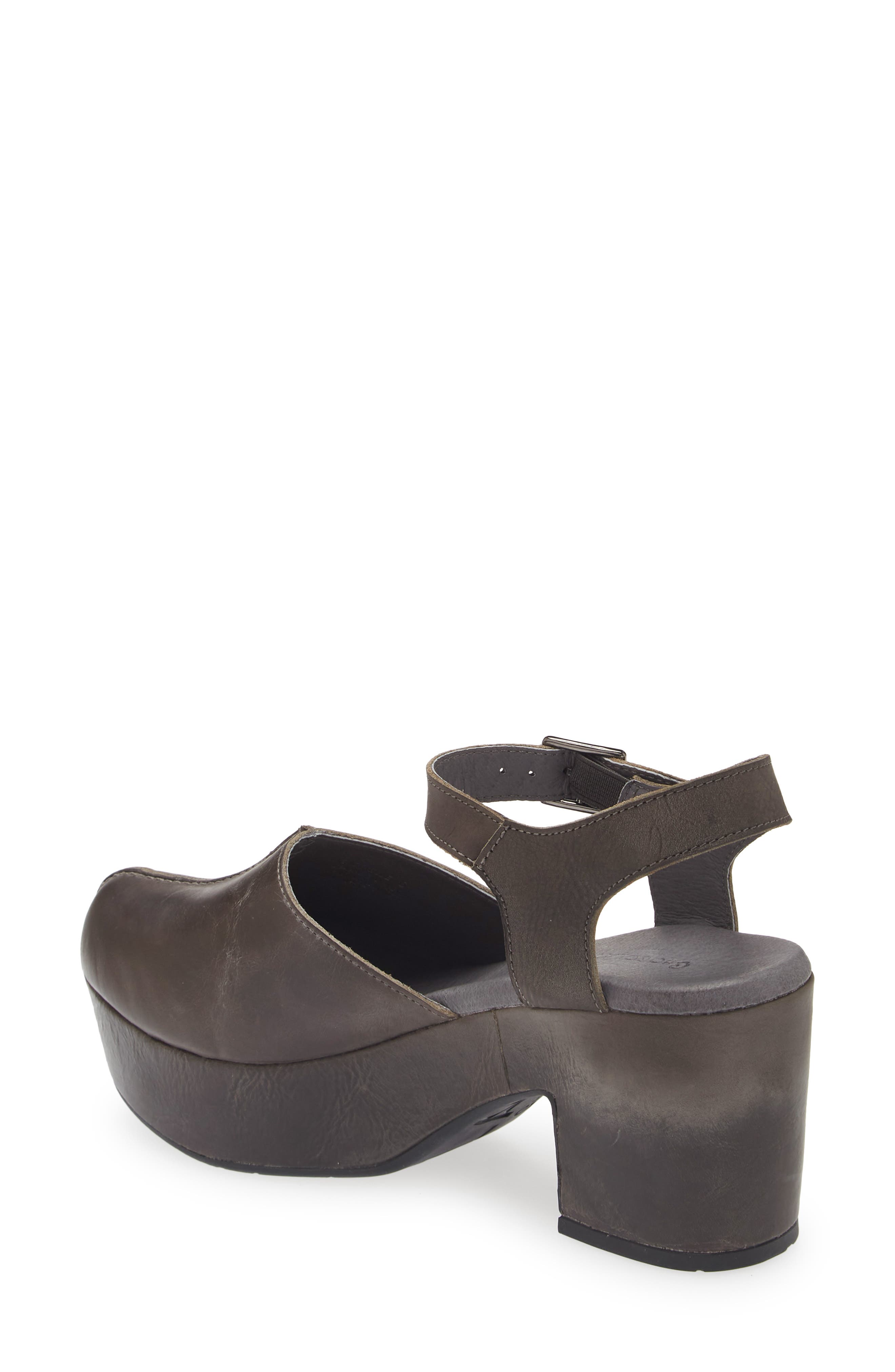Chocolat Blu Gabrielle Platform Clog, Alternate, color, Olive Leather