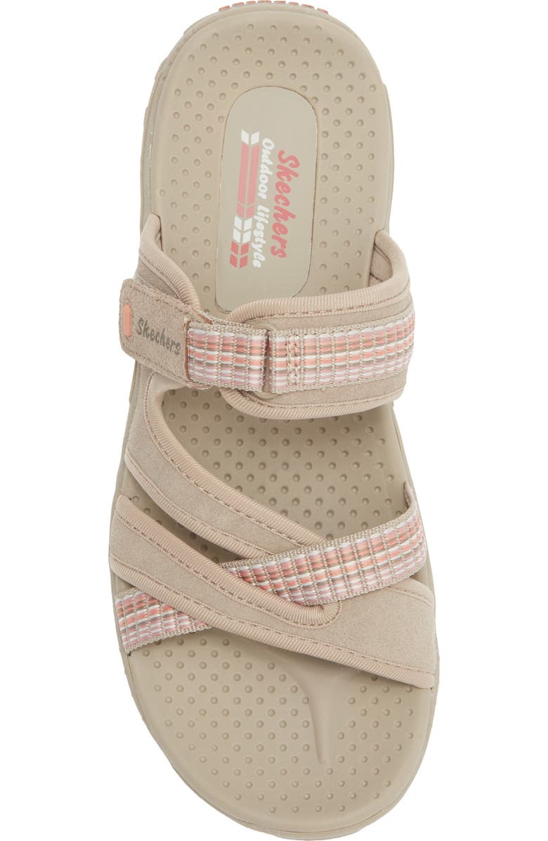 SKECHERS Reggae Color Slide Sandal, Alternate, color, Taupe
