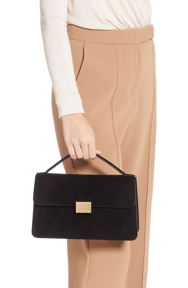 FRAME Le Signature Medium Leather Crossbody Bag, Alternate, color,