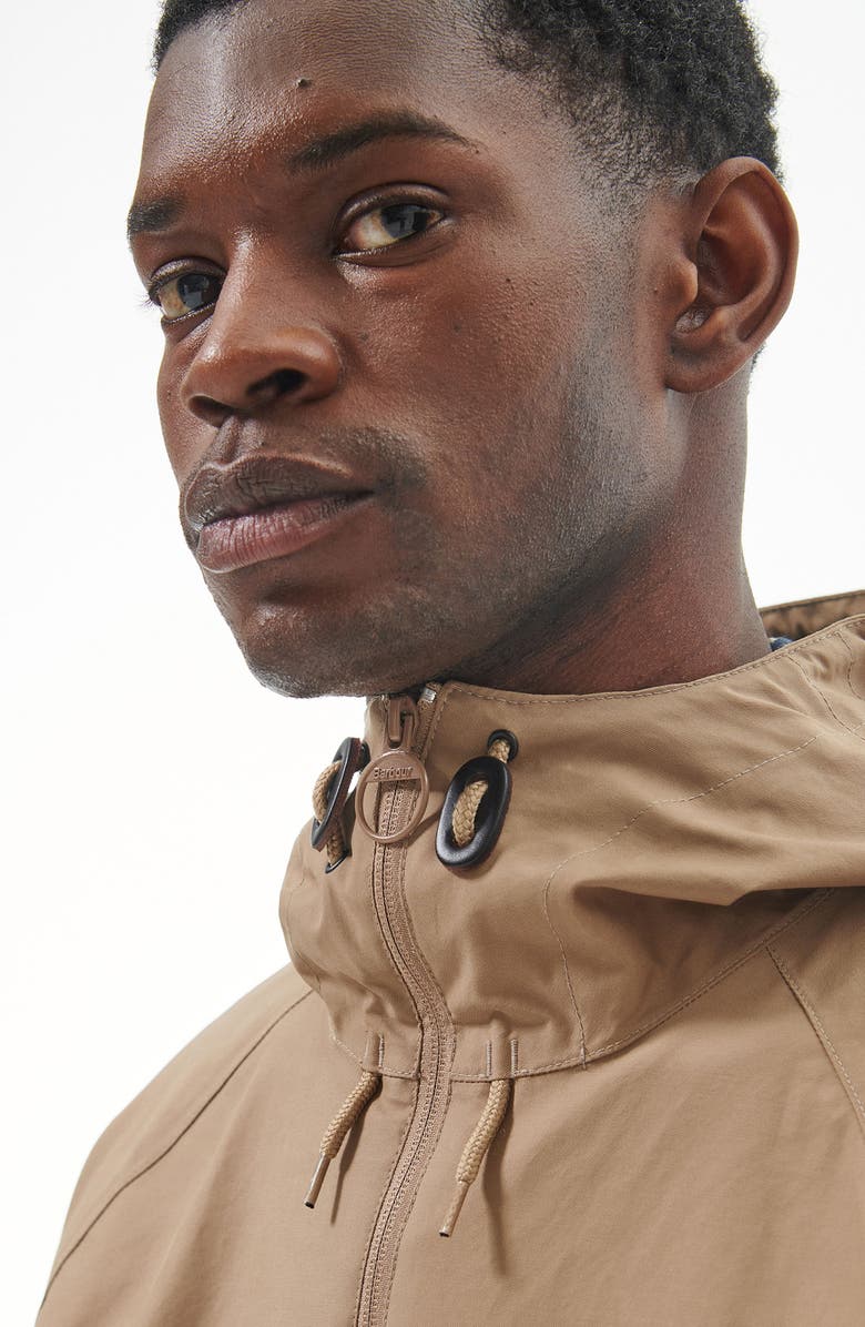 Barbour Whitstone Waterproof Jacket, Alternate, color, Military Brown
