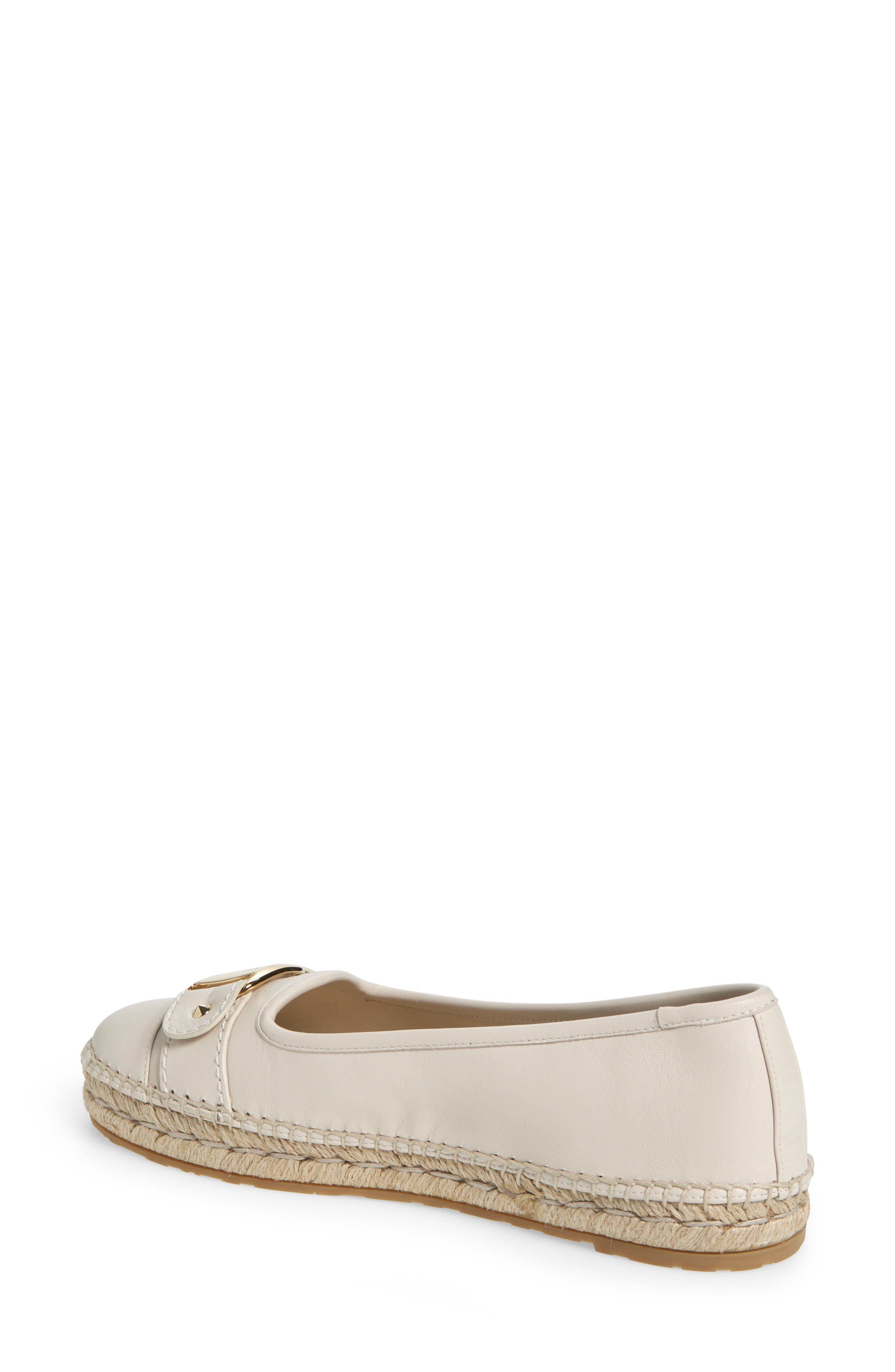 FERRAGAMO Buckle Espadrille Flat, Alternate, color, 