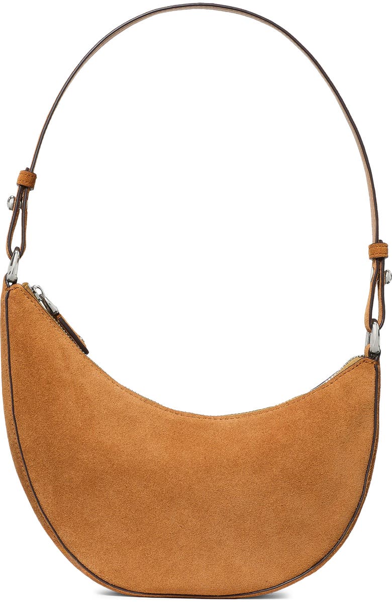 Kate Spade New York mini duo suede crossbody bag, Alternate, color, Garden Soil