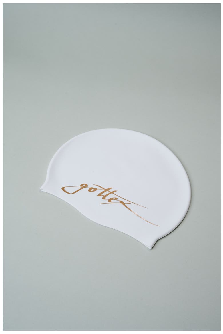 Swim Cap, Main, color, White