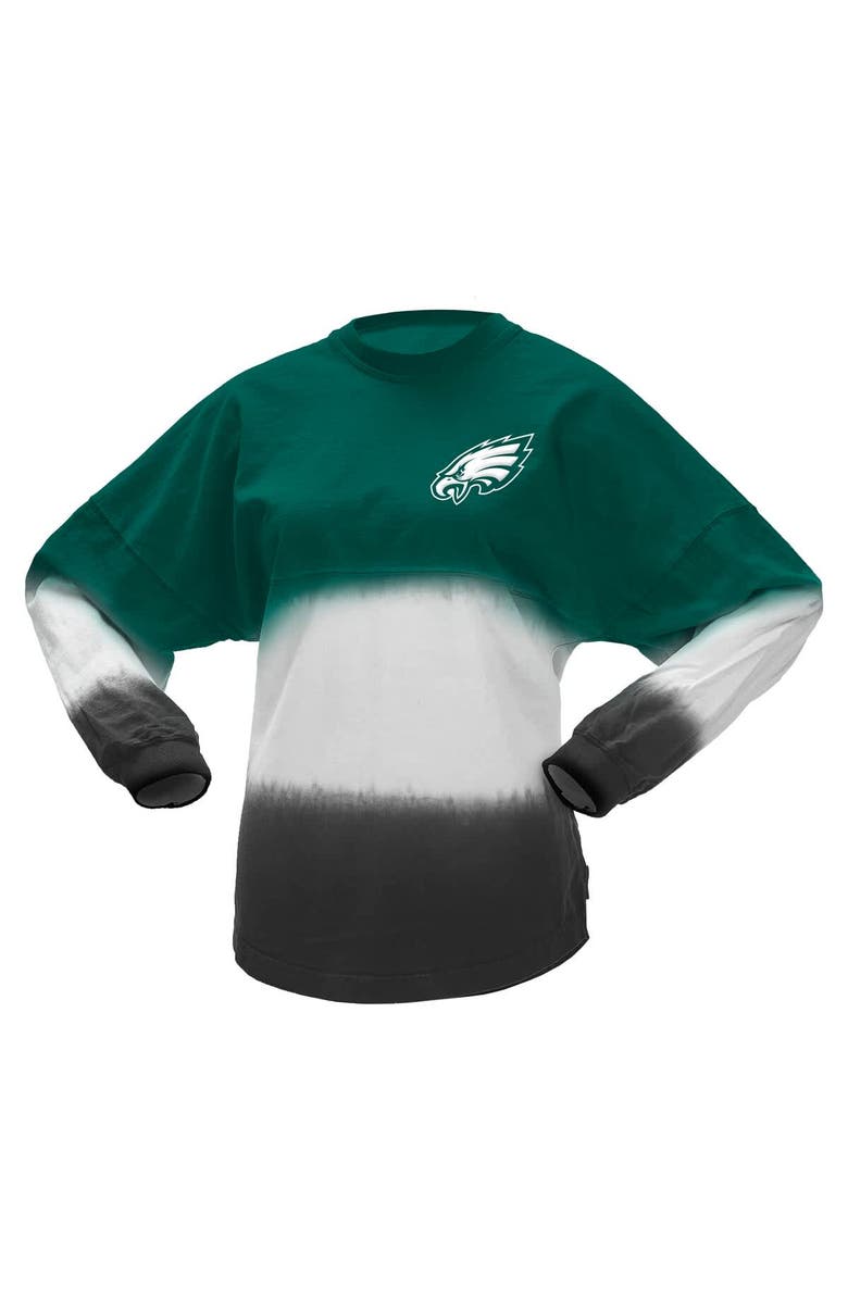 FANATICS Women's Fanatics  Midnight Green Philadelphia Eagles Super Bowl LIX Champions Horizontal Ombre Spirit Jersey Long Sleeve T-Shirt, Alternate, color, 