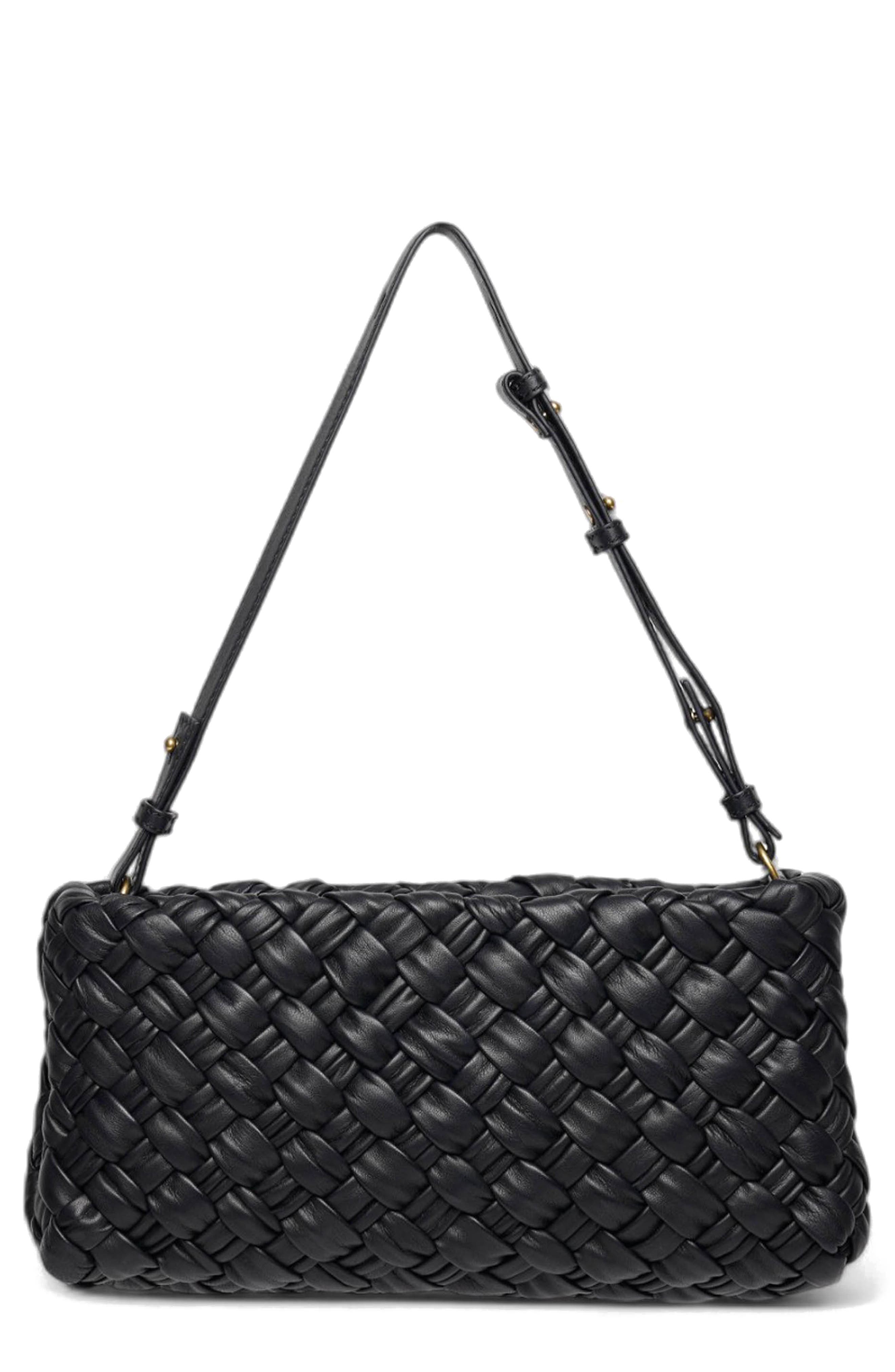 Walter Baker Whitley Woven Leather Clutch