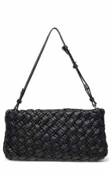 Walter Baker Whitley Woven Leather Clutch