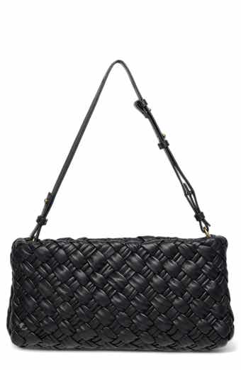Walter Baker Whitley Woven Leather Clutch