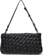 Walter Baker Whitley Woven Leather Clutch